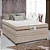 Cama Box Baú Casal Colchão Gazin Molas Flora Bege 138x188x61cm - Imagem 2