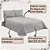 Kit Cobre Leito Veneza Casal Padrão Cama Box Varias Cores - Imagem 4