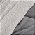 Coberdrom Casal Queen Size Cobertor Edredom Pele Carneiro Cor Cinza - Imagem 2