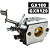 CARBURADOR MOTOR COMPACTADOR DIAFRAGMA HD GX100 GXR120 - Imagem 3