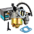 CARBURADOR DE BOIA PARA MOTOR ACIONADOR GASOLINA 5.5 6.5 7.5 - Imagem 1