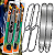 2 Sabre + 4 Corrente Motosserra 12 Pol. Para St Ms170 Ms180 - Imagem 1