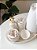 Kit higiene flores e borboletas floral com filete de ouro 6 peças - Imagem 3