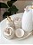 Kit higiene flores e borboletas floral com filete de ouro 6 peças - Imagem 2