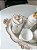 Kit higiene floral com filete de ouro 5 peças - Imagem 4