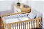 Kit berço Batistela Baby Linho Cinza 06 peças - Imagem 3