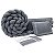 Kit berço Batistela Baby Linho Jeans 06 peças - Imagem 5