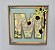 Quadros decorativos Safári com inicial leão girafa elefante hipopotamo macaco - Imagem 2
