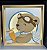 Quadro decorativo urso ursinho aviador luz de led - Imagem 1