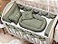 Kit berço Batistela Baby Linho Slim Trançavel Verde Musgo - Imagem 2