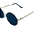 Óculos de sol Valentino - Armação redonda com lentes preta - Imagem 3