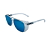 Óculos de sol Boss - Armação quadrada transparente com lentes espelhada - Imagem 2