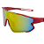 Óculos de sol esportivo Paradise - Armação vermelha com lentes camaleão - Imagem 3