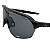Óculos de sol esportivo México - Armação na cor preta e lente na cor preta - Imagem 3