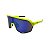 Óculos de sol esportivo México - Armação na cor amarela e lente espelhada - Imagem 2