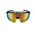 Óculos de sol esportivo Cancun - Armação na cor preta e lente espelhada camaleão laranja - Imagem 1