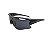Óculos de sol esportivo Lewis - Armação na cor preta e lente na cor preta - Imagem 2