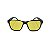 Óculos de sol esportivo Noronha - Armação na cor preta e lente amarela para jogos a noite - Imagem 1