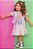 Vestido infantil kukiê em Cotton e Colete em Sarja - Imagem 2