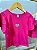 Conjunto Infantil Pink Coração Glitter Prata - Imagem 2