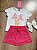 Conjunto Infantil Kukiê - Short Saia gatinha - Imagem 2