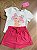 Conjunto Infantil Kukiê - Short Saia gatinha - Imagem 1