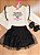 Conjunto Infantil Cinti - Saia Tule Com Glitter - Imagem 4