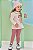 Conjunto de Bata em Cotton e Calça Legging em Canelado Kukiê - Imagem 1