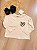 Blusa manga longa ZARA - com bolso coração - Imagem 4
