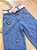 Calça Wide leg jeans - Com bordados borboletas e cinto - Imagem 3