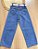 Calça Wide leg jeans - Com bordados borboletas e cinto - Imagem 6