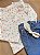 Conjunto Kukiê Infantil com calça Jeans e Blusinha Poá - Imagem 3