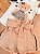 Conjunto de Blusa em Cotton e Shorts em Crepe Textura - Kukiê Infantil Menina - Imagem 4