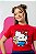 Conjunto Infantil Menina Hello Kitty Vermelho - Short saia - Imagem 5