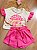 Conjunto Kukiê Infantil Menina - Blusa Boxy em Malha Fresh e Shorts em Malha Wave - Imagem 4