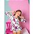 Maiô manga longa Hello Kitty Infantil Menina Proteção UV 50+ - Imagem 7