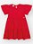 Vestido Infantil Menina Cinti Vermelho com Brilho - Imagem 4