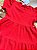 Vestido Infantil Menina Cinti Vermelho com Brilho - Imagem 3
