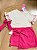 Conjunto Infantil Menina Cinti Verão com Shorts Saia - Imagem 7