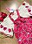Conjunto Salopete e blusa Cinti Estampada Corações - Imagem 3