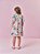 Vestido Infantil Cinti Verão Branco Oncinha Floral - Imagem 5