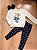Conjunto de Blusão em Molecotton e Calça Legging - Kukiê Bebê Menina - Imagem 2