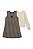 Vestido em Malha e Blusa em Cotton - Kukiê Infantil Menina - Imagem 4