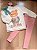 Conjunto de Blusão Moletom Calça Legging em Canelado Comfy - Kukiê Infantil Menina - Imagem 2