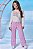 Conjunto de Blusa Boxy e Calça Wide Leg em Moletom - Kukiê Infantil Menina - Imagem 2