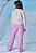 Conjunto de Blusa Boxy e Calça Wide Leg em Moletom - Kukiê Infantil Menina - Imagem 5