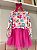 Vestido em Plush com saia em tule Mon Sucré Florido - Imagem 2