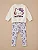 Conjunto Infantil Menina Hello Kitty em Moletom - Imagem 7