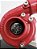 Expositor Turbina Biagio .42 + Relógio +  base de Vidro 10mm - Vermelha - Imagem 2