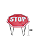 Mesa de Canto Placa de Trânsito - STOP - Imagem 7